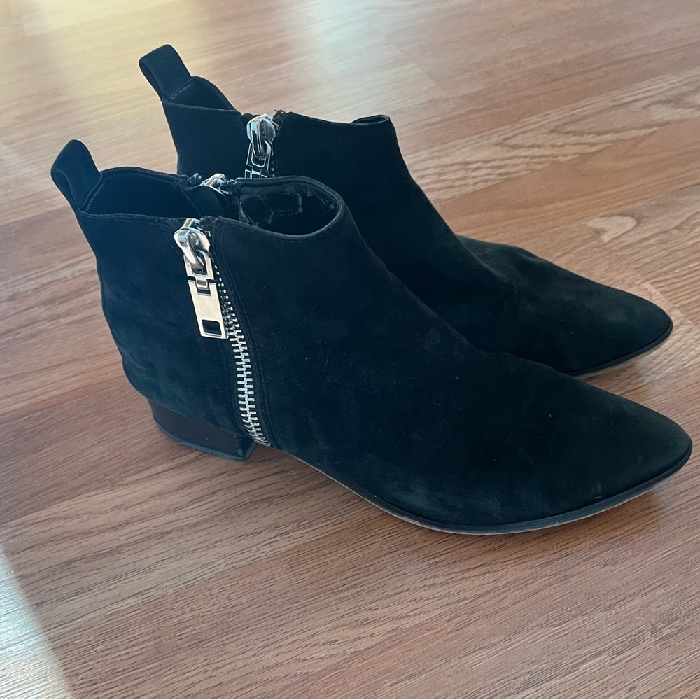 Black Suede Ankle Boots